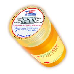 cap timer rx adherence drug medication thrifty innovative introduces improve patient stores